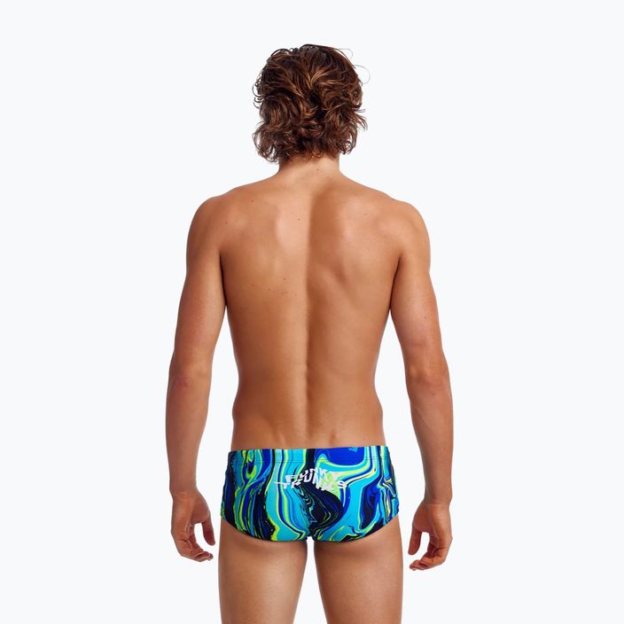 Men's Funky Trunks Sidewinder swim briefs navy blue FTS010M71476 6