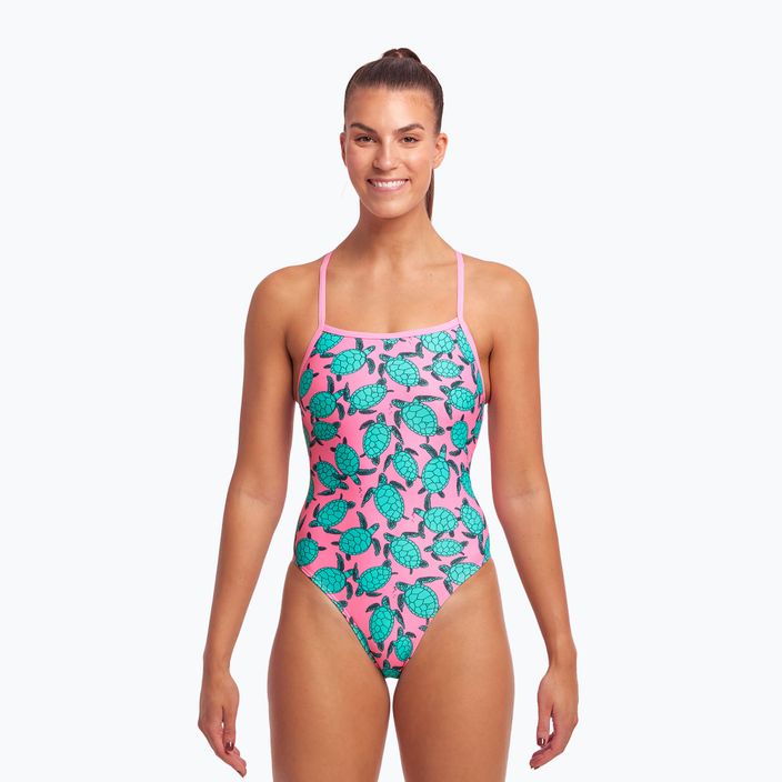 Funkita women's one-piece swimsuit Strapped In One Piece pink FS38L7156516 2