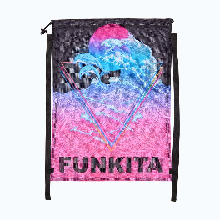 Funkita Mesh Gear Swim Bag pink/black FKG010A7131700
