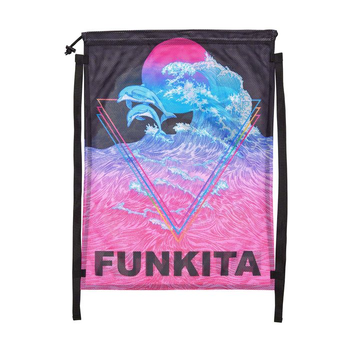 Funkita Mesh Gear Swim Bag pink/black FKG010A7131700 2