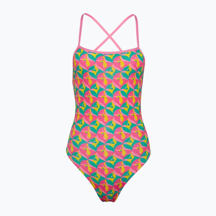 Funkita women's one-piece swimsuit Strapped In One Piece foxy friends