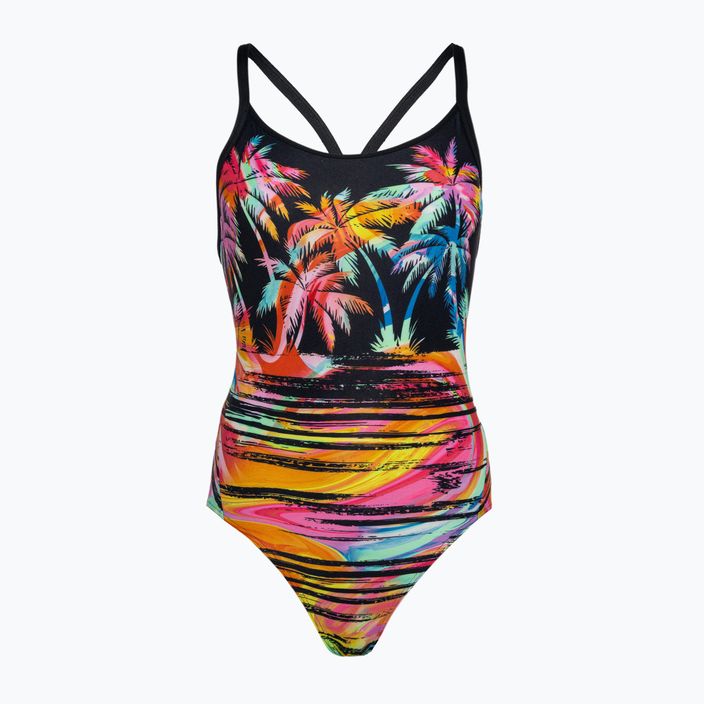 Women's one-piece swimsuit Funkita Diamond Back One Piece sunset city