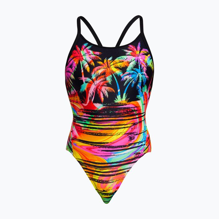 Women's one-piece swimsuit Funkita Diamond Back One Piece sunset city 4