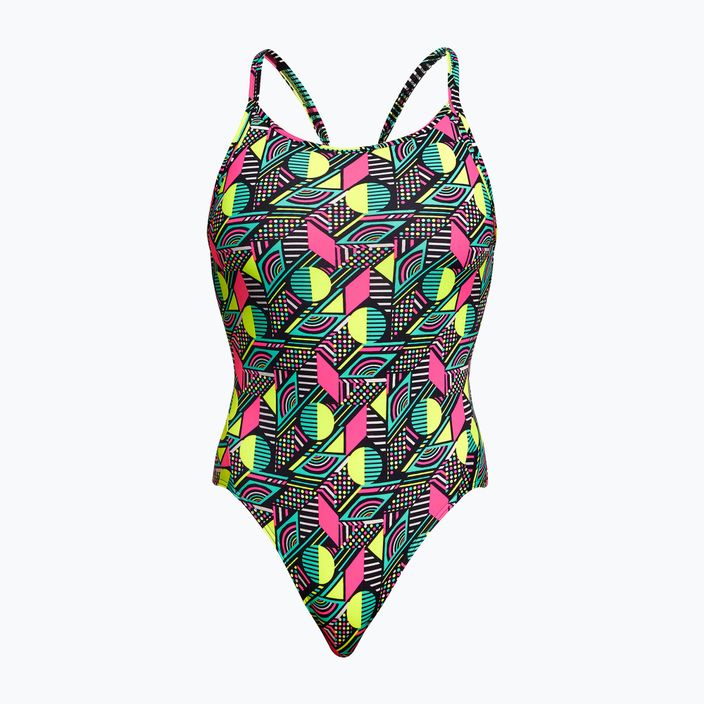 Women's one-piece swimsuit Funkita Diamond Back One Piece dot matrix 4