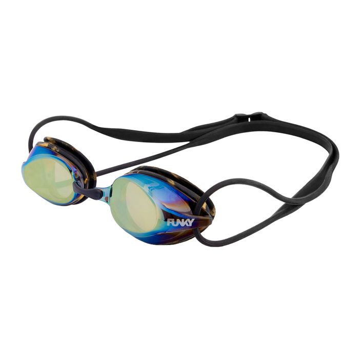 Swimming goggles Funky Training Machine Goggles cracked gold 2
