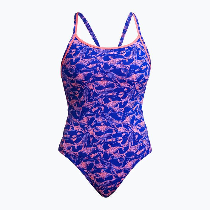 Women's Funkita Diamond Back One Piece minky pinky swimsuit