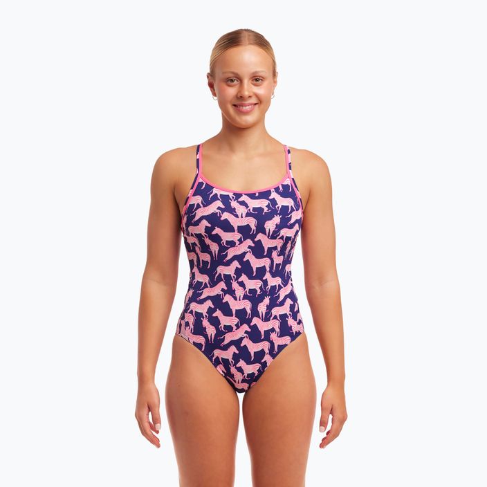 Women's one-piece swimsuit Funkita Diamond Back One Piece sweet stripes 5