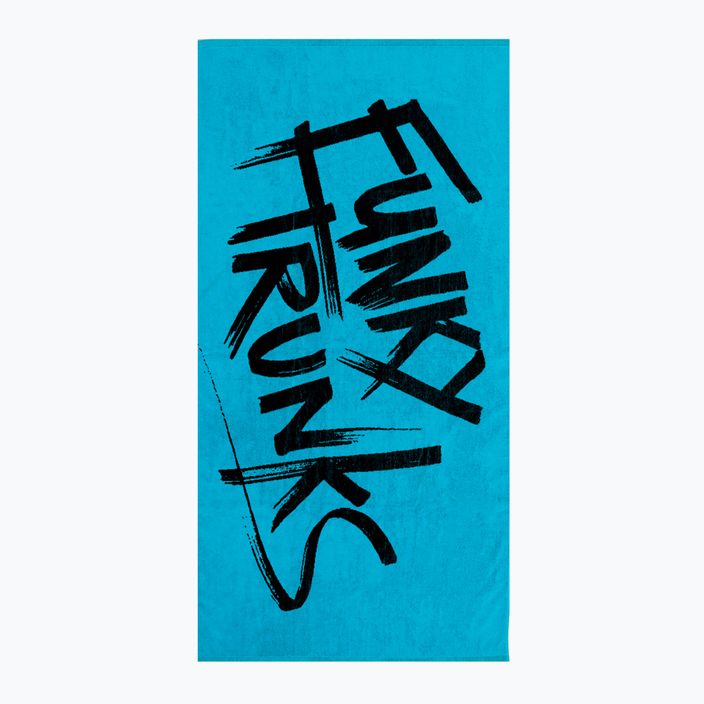 Funky Trunks Cotton Jacquard towel tagged blue 4