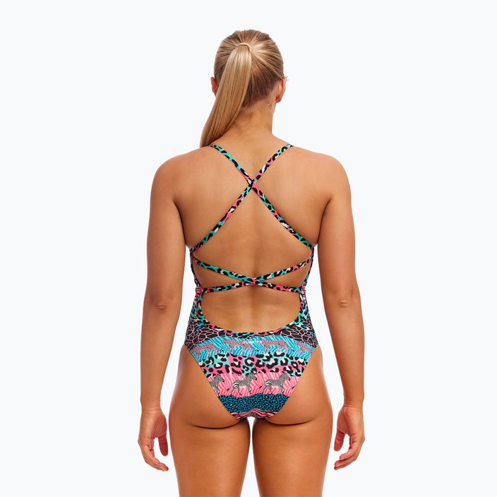 Funkita women's one-piece swimsuit Strapped In One Piece wild things 3