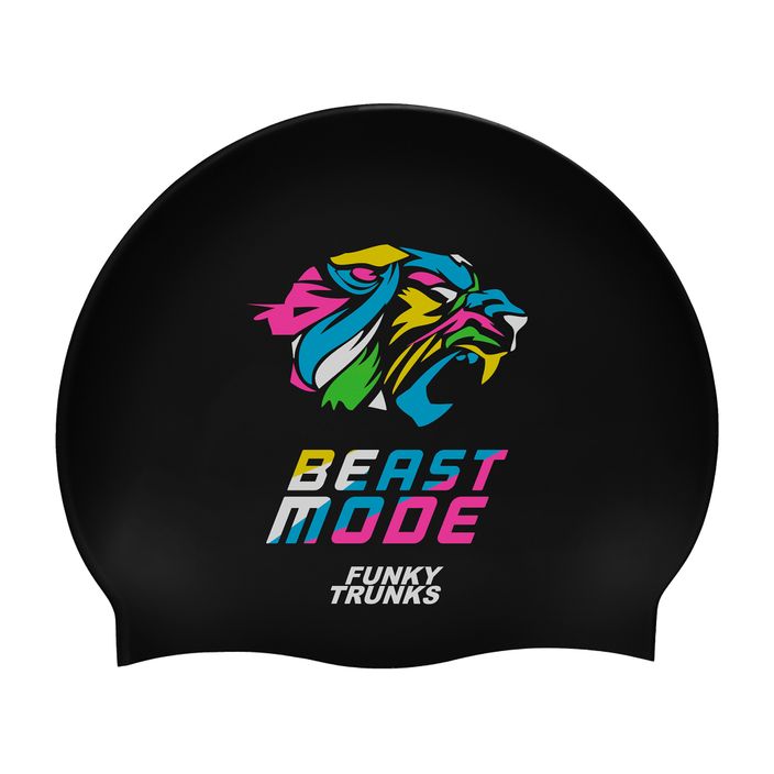 Funky Trunks Silicone beast mode swimming cap 2