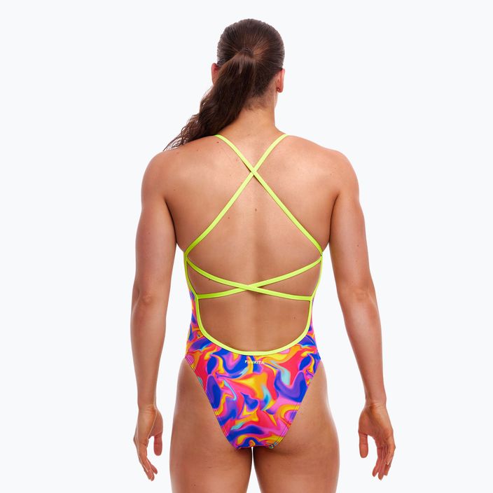 Funkita Strapped In One Piece summer swirl women's one-piece swimsuit 3