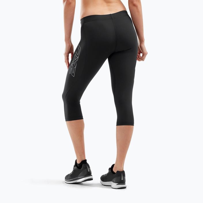 Women's training leggings 2XU Core Compression 3/4 black WA4175B 3