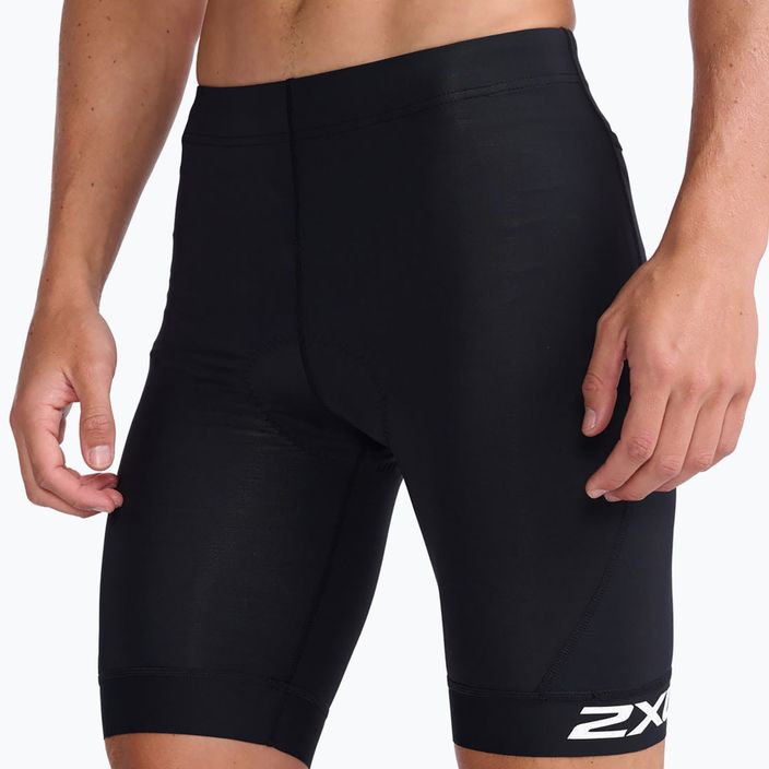 Men's 2XU Core Tri shorts black/white 3