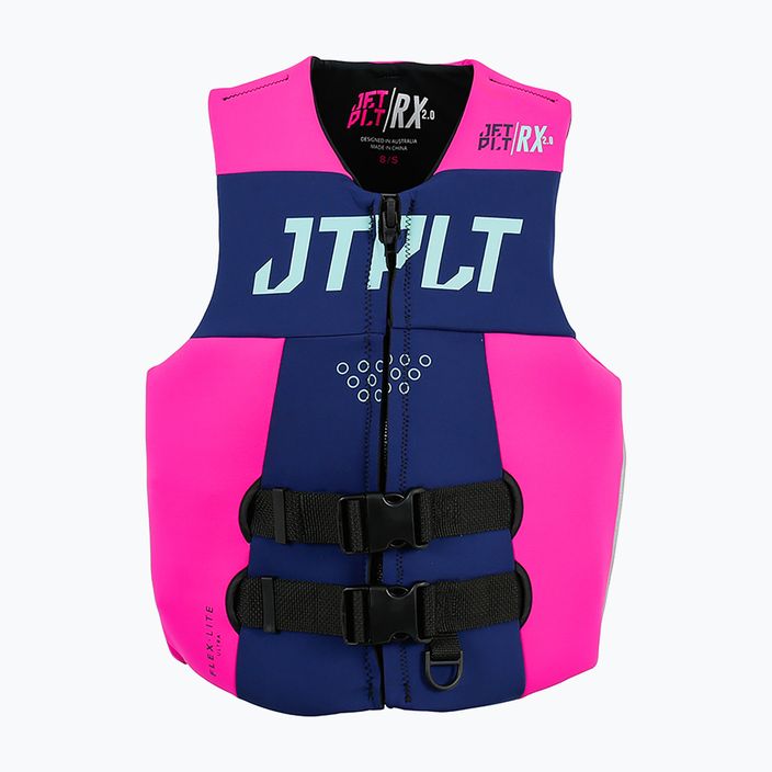 Women's Jetpilot RX Neo navy blue and pink belay waistcoat 2104601 5