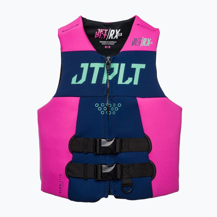 Women's Jetpilot RX Neo navy blue and pink belay waistcoat 2104601