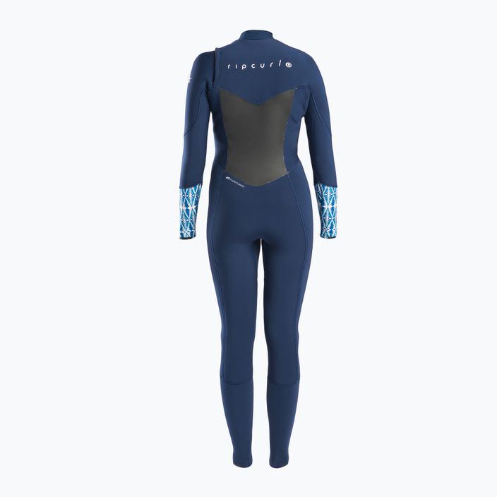 Rip Curl Flashbomb women's 4/3 mm navy blue swimsuit WST7FS 2