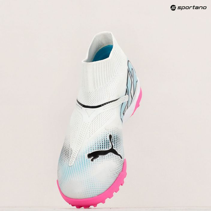 PUMA Future 7 Match+ LL TT football boots puma white/puma black/poison pink 9