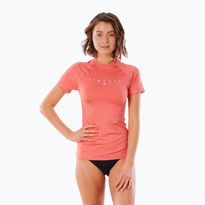 Rip Curl Golden Rays women's swim shirt pink WLY3MW