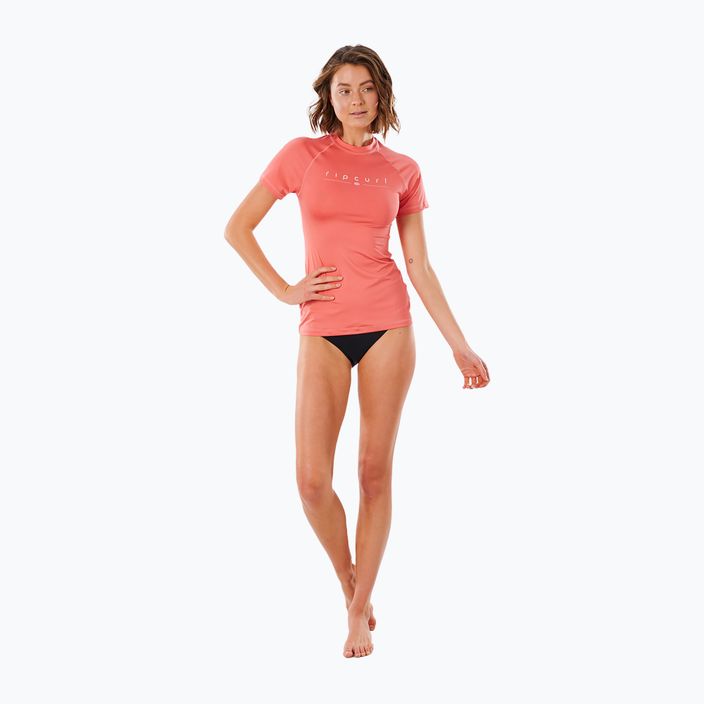 Rip Curl Golden Rays women's swim shirt pink WLY3MW 2