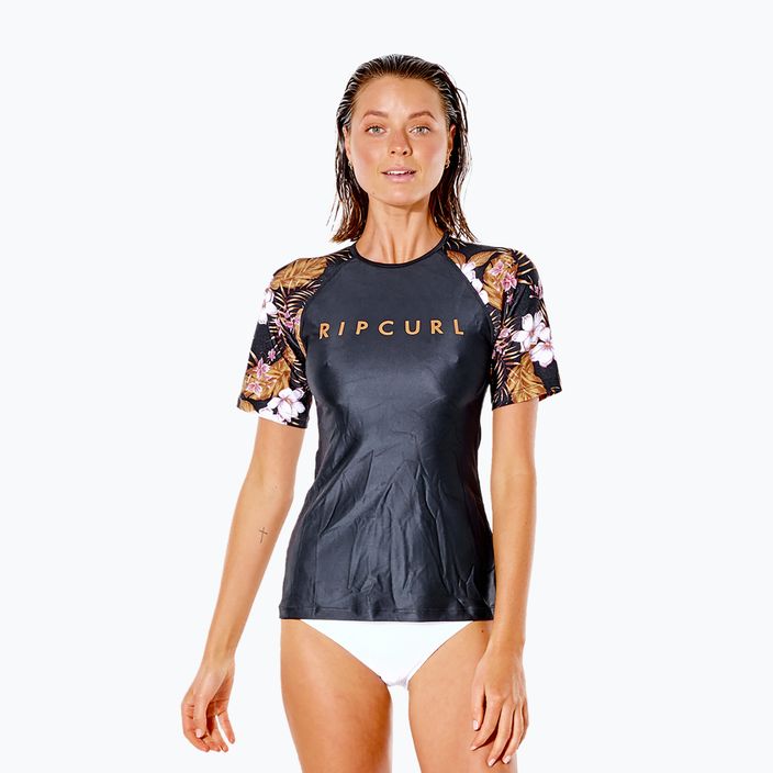Women's swim shirt Playabella Relaxed black 120WRV