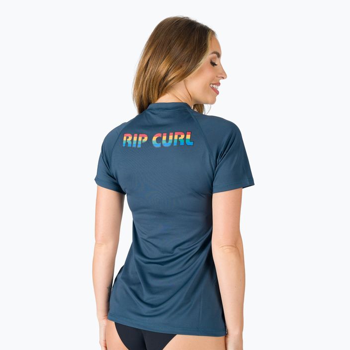 Rip Curl Icon women's swim shirt navy blue 122WRV 3