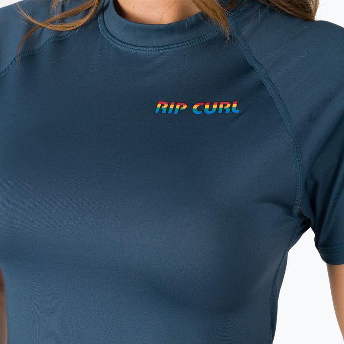 Rip Curl Icon women's swim shirt navy blue 122WRV 4
