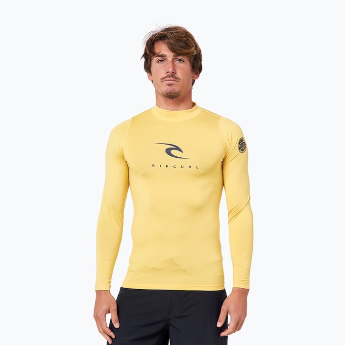 Rip Curl Corps men's swim shirt yellow WLE3QM