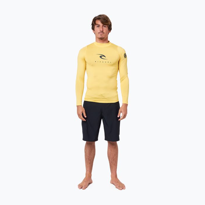 Rip Curl Corps men's swim shirt yellow WLE3QM 4