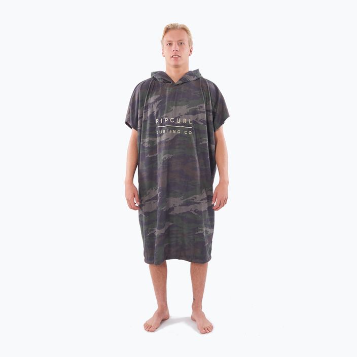 Rip Curl men's Mix Up Hooded Towel green CTWAH9 poncho