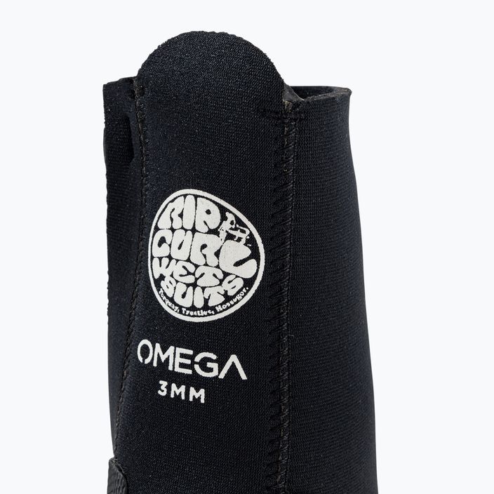 Rip Curl Omega 3 mm S/Toe Zip 90 neoprene boot black WBOYAM 8