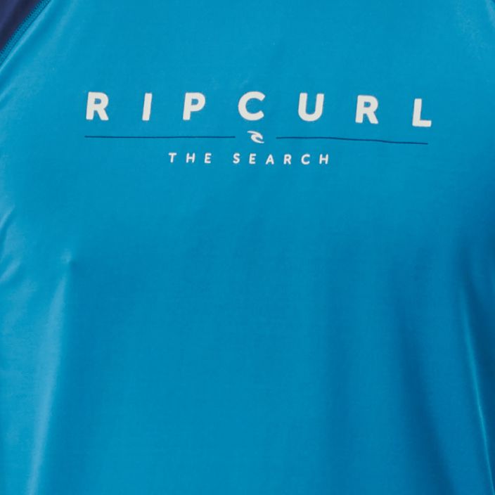 Rip Curl Shockwaves 70 men's swim shirt blue 12MMRV 3