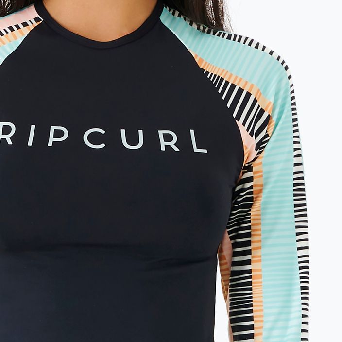Rip Curl Ripple Effect Upf 90 women's swim shirt black 14JWRV 3