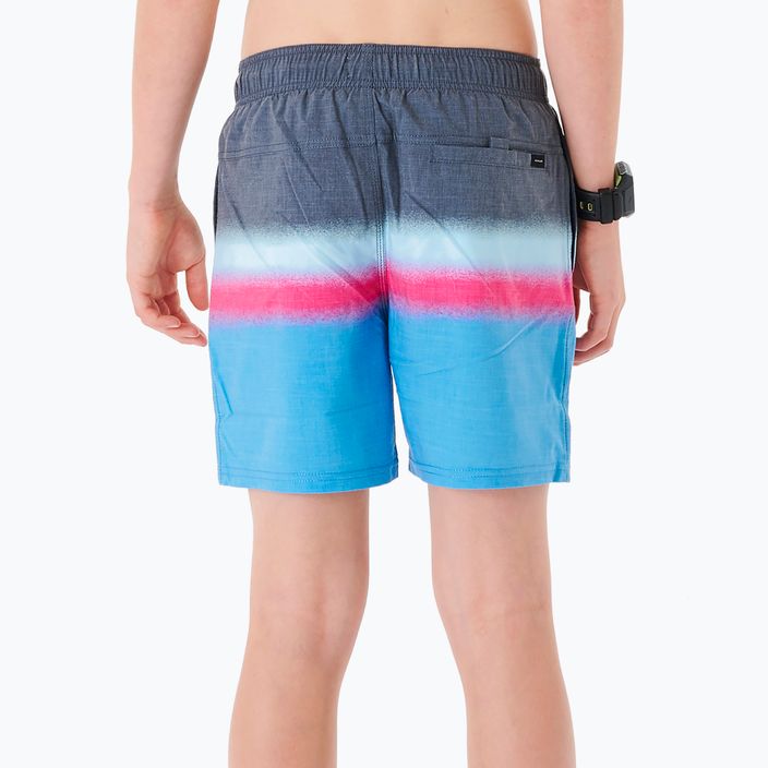 Rip Curl Surf Revival Volley 90 children's shorts blue-grey 027BBO 2