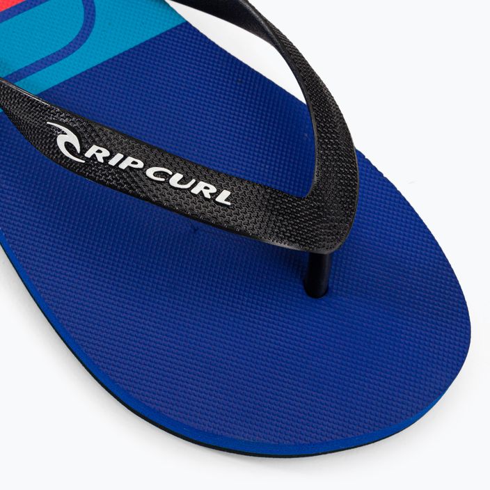 Men's Rip Curl Surf Revival Logo Open Toe 107 flip flops blue 19YMOT 7