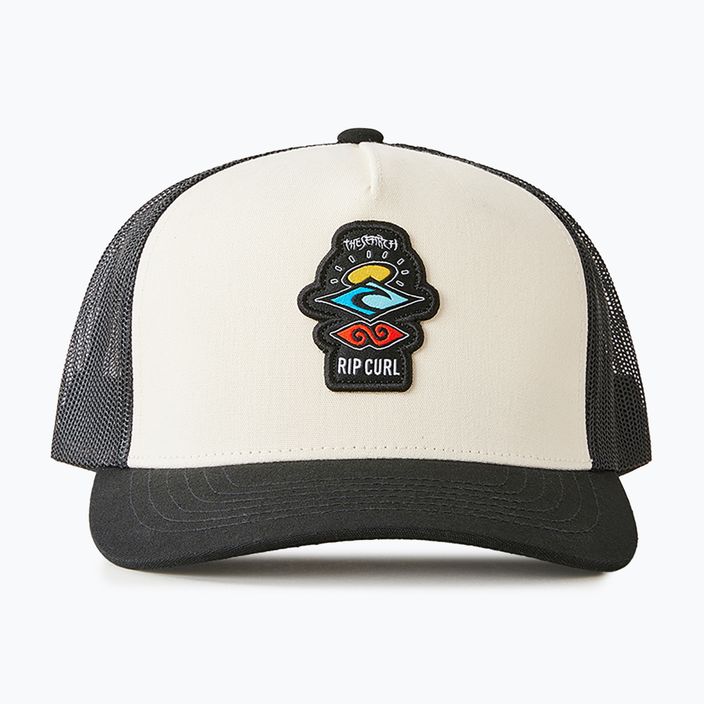 Men's Rip Curl Search Icon Trucker baseball cap black / white 2