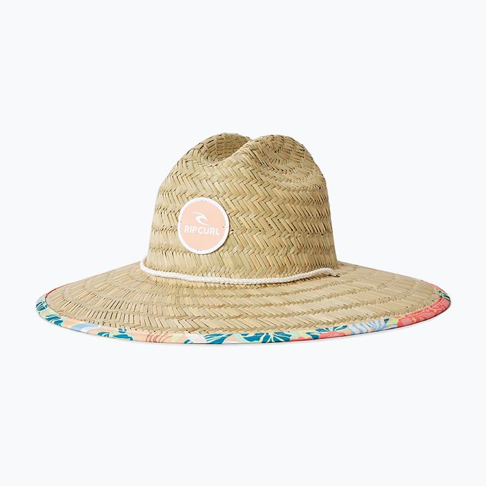 Women's Rip Curl Mixed Straw Sun light orange hat 3
