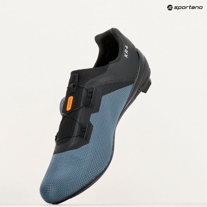 Men's road shoes DMT KR4 black/petrol blue 16