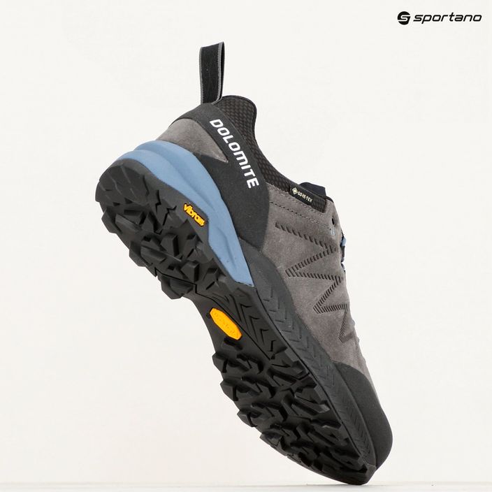 Men's Dolomite Crodarossa Leather GTX iron grey approach shoe 10