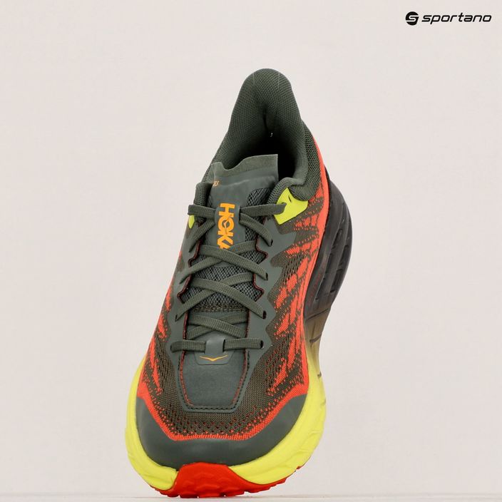 Men's running shoes HOKA Speedgoat 5 Wide thyme/fiesta 11