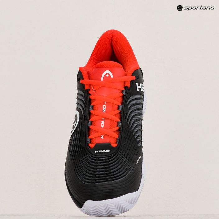 HEAD Revolt Pro 4.5 Clay men's tennis shoes black/red 11
