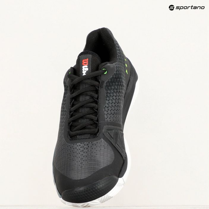Wilson Rush Pro 4.0 Blade Clay men's tennis shoes black/black/deep teal 16
