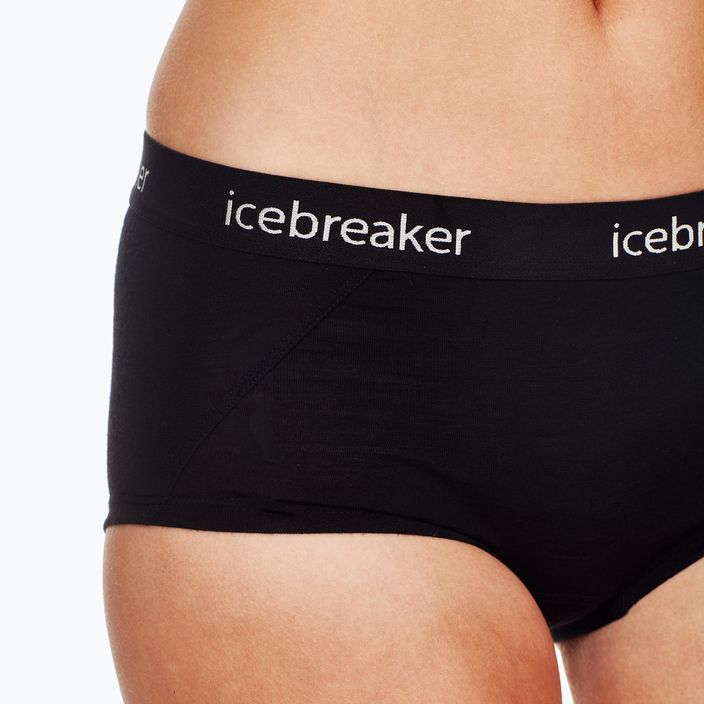 Icebreaker women's boxer shorts Sprite Hot 001 black IB1030230011 9