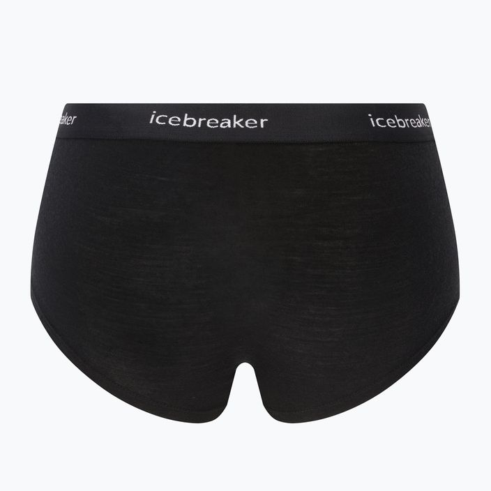 Icebreaker women's boxer shorts Sprite Hot 001 black IB1030230011 2