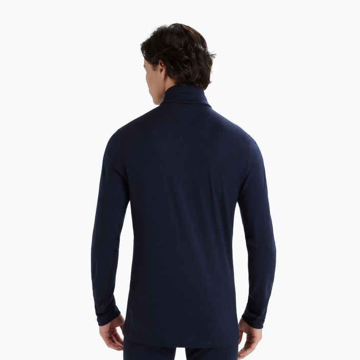 Men's thermal sweatshirt icebreaker 200 Oasis Half Zip midnight navy 2