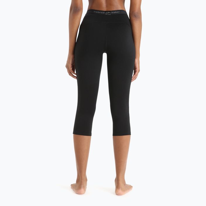 Women's thermal pants icebreaker 200 Oasis Legless black 104382 3