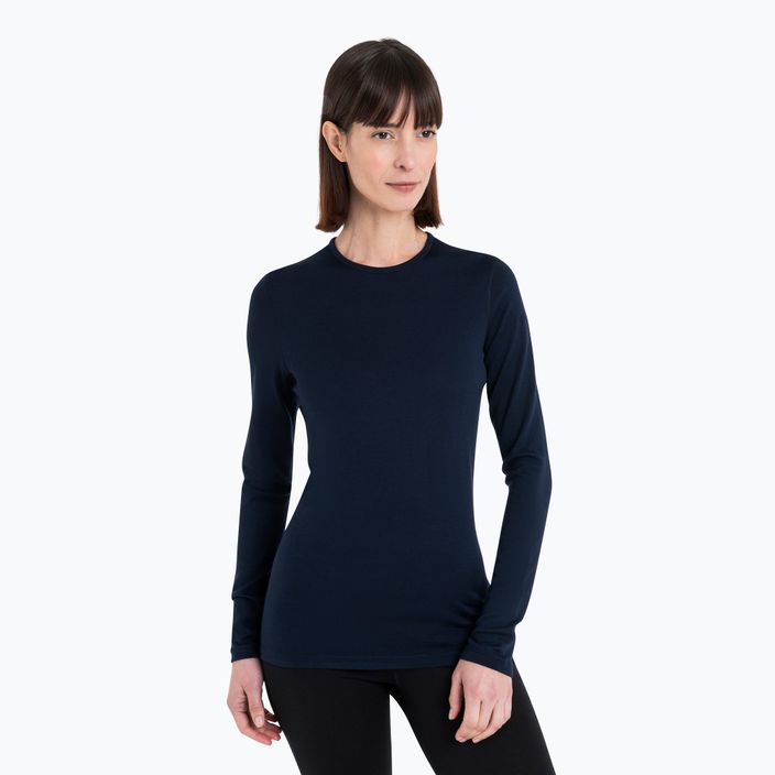 Icebreaker 260 Tech Crewe midnight navy women's thermal longsleeve