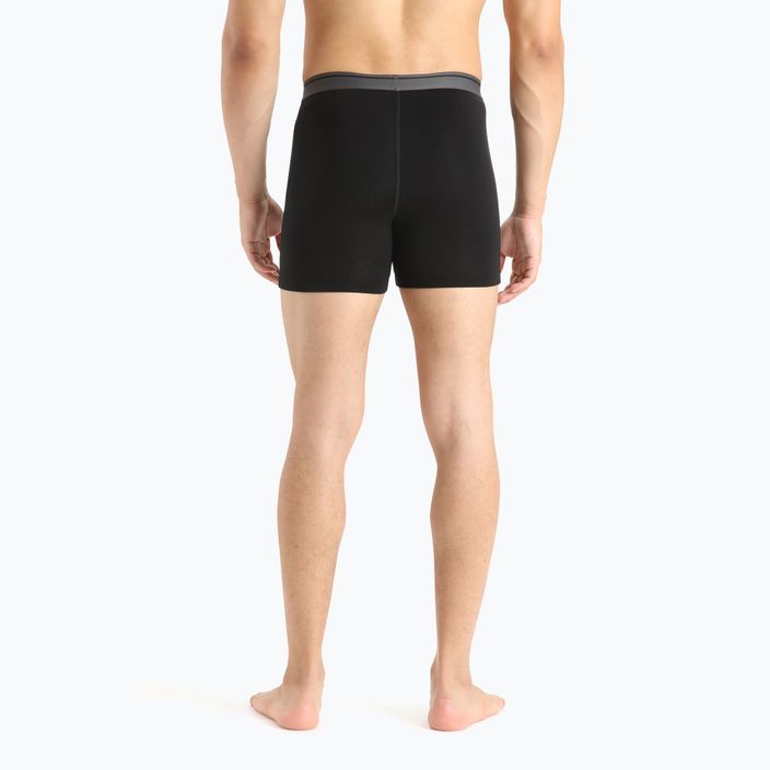 Icebreaker men's boxer shorts Anatomica 001 black IB1030290101 6