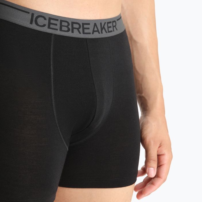 Icebreaker men's boxer shorts Anatomica 001 black IB1030290101 7