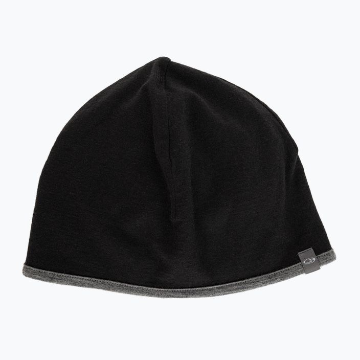 Icebreaker Winter Pocket Hat black/gritstone hthr 5