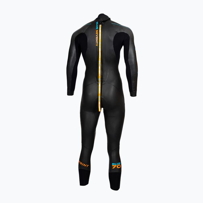 Men's triathlon wetsuit BlueSeventy Sprint 2022 BL288 black 2